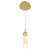 CWI Lighting Olinda LED Integrated Satin Gold Mini Pendant - 3 of 4
