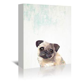 Stupell Industries Smiling Corgi Puppy on Glam Fashion Icon Bookstack Wall Art, 16 x 20, White
