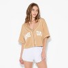 Women's Game Day Cropped Elbow Sleeve V-Neck Athletic Jersey - Wild Fable™ - 2 of 3