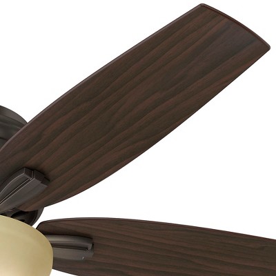 52" Premier Bronze Low Profile Ceiling Fan with LED Light