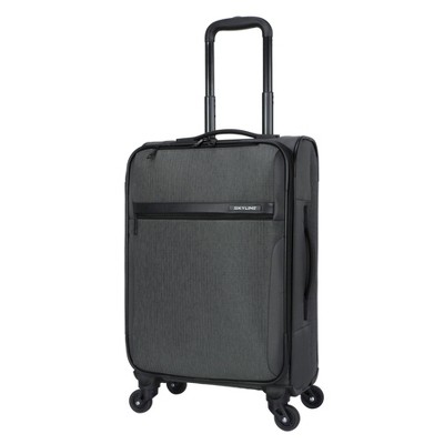 Skyline Softside Carry On Spinner Suitcase - Gray Heather