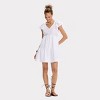 Women's Tiered Ruffle Short Sleeve Mini A-Line Dress - Universal Thread™ - 3 of 4