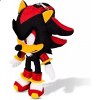 Sonic The Hedgehog Shadow and Sonic 8" Plush Clip with Small Zipper Pouch - 2 pcs ( 1 of Each ) - 2 of 4