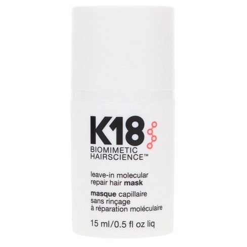 K18 Leave-in Molecular Repair Hair Mask 0.5 Oz : Target