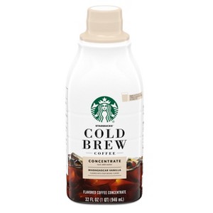 Starbucks Cold Brew Coffee — Madagascar Vanilla — Multi Serve Concentrate — 1 bottle (32 fl oz.) - 1 of 4