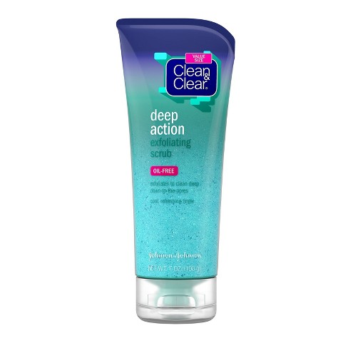 Clean & Clear Deep Action Exfoliating Scrub - 7oz - image 1 of 4