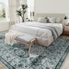Area Rugs: Washable Non-Slip Vintage Boho Carpet, Soft Low Pile Foldable Stain Resistant Rugs for Bedroom, Home - 4 of 4