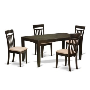 Dinette Set Table with Chairs - Kitchen Dining Room Set - Solid Wood Table and Chair Set - 1 of 4