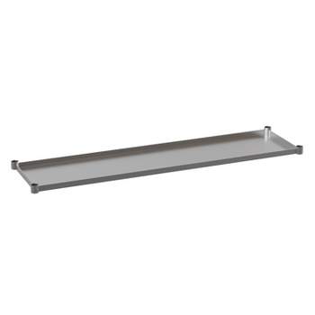 Emma and Oliver Under Shelf for Kitchen Prep and Work Tables - Adjustable Galvanized Lower Shelf for Stainless Steel Tables