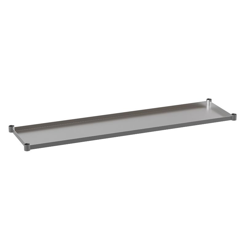 Emma and Oliver Under Shelf for Kitchen Prep and Work Tables - Adjustable Galvanized Lower Shelf for Stainless Steel Tables, 1 of 10