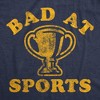 Womens Funny T Shirts Bad At Sports Sarcastic Fitness Tee For Ladies - Crazy Dog Women's T Shirt - 2 of 4