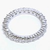 Pompeii3 Platinum 1 3/4ct Prong Diamond Eternity Ring Womens Wedding Band Lab Created - 2 of 4