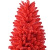 HomeRoots 4' Red Full Fir Christmas Tree - 4 of 4