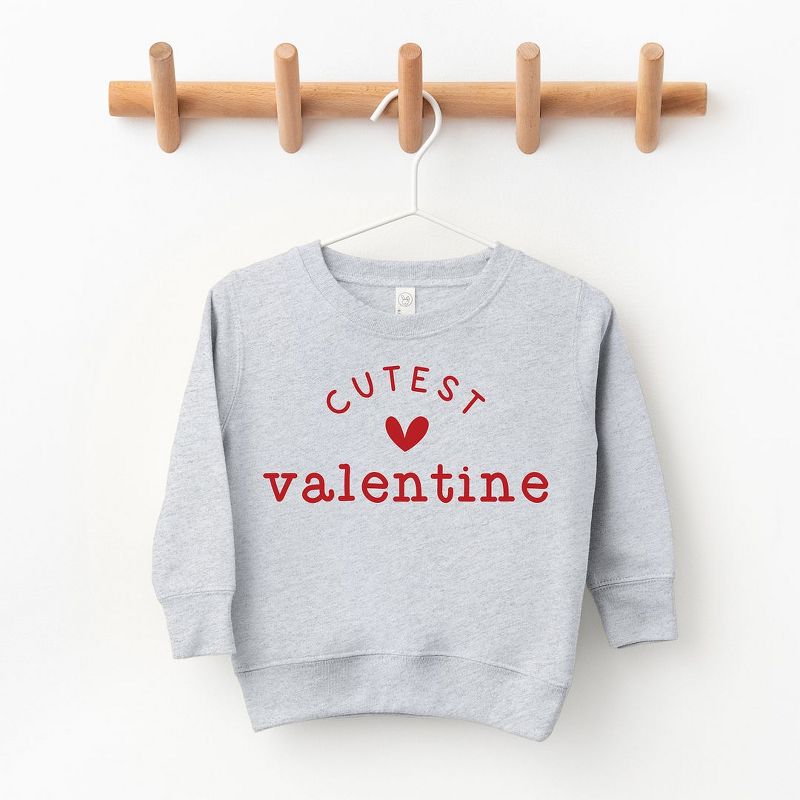 The Juniper Shop Cutest Valentine Toddler Graphic Sweatshirt, 1 of 3