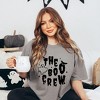Simply Sage Market Women's The Boo Crew Bat And Ghost Short Sleeve Garment Dyed Tee - 2 of 2