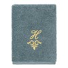 Linum Home Textiles 100% Turkish Cotton MONICA Gold Thread 3PC Embellished Towel Set - 4 of 4