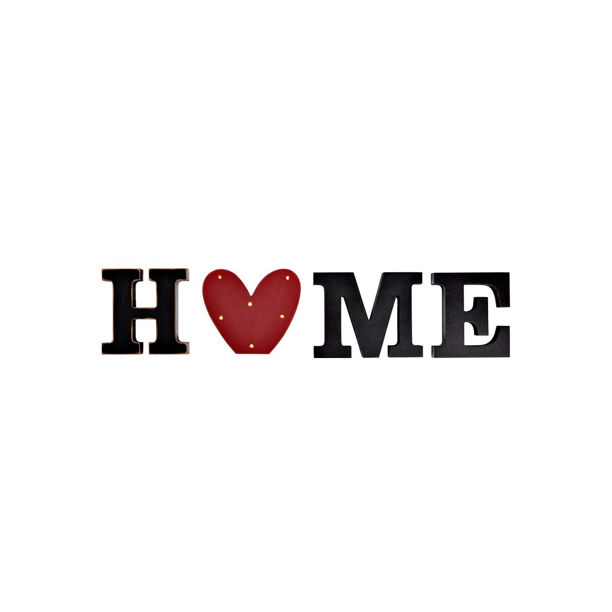 The Lakeside Collection Home Sign with Lighted Heart or Set of 4 Icons - - thumbnail 6