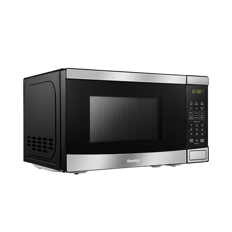 Danby DBMW0721BBS 0.7 cu. ft. Countertop Microwave in Stainless Steel, 3 of 10