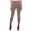 Rekucci Women's Secret Figure Pull-On Stretchy Knit Skinny Pants – Office Yoga Style, Tummy Control, Professional Look - 3 of 4
