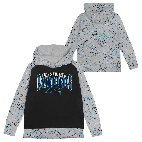 NFL Carolina Panthers Girls' Fleece Hooded Sweatshirt - image 1 of 3