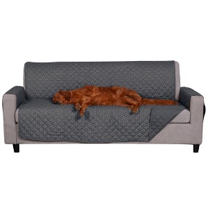 FurHaven Paw Print Waterproof Reversible Furniture Protector - 1 of 3