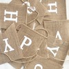 Empire Digilabs Rustic Burlap Birthday Party Banner - 3 of 3