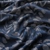 Kate Aurora Robyn Leaf Raised Jacquard Lux Fabric Shower Curtain - 72" x 72" - 4 of 4