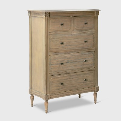 solid wood tallboy chest of drawers