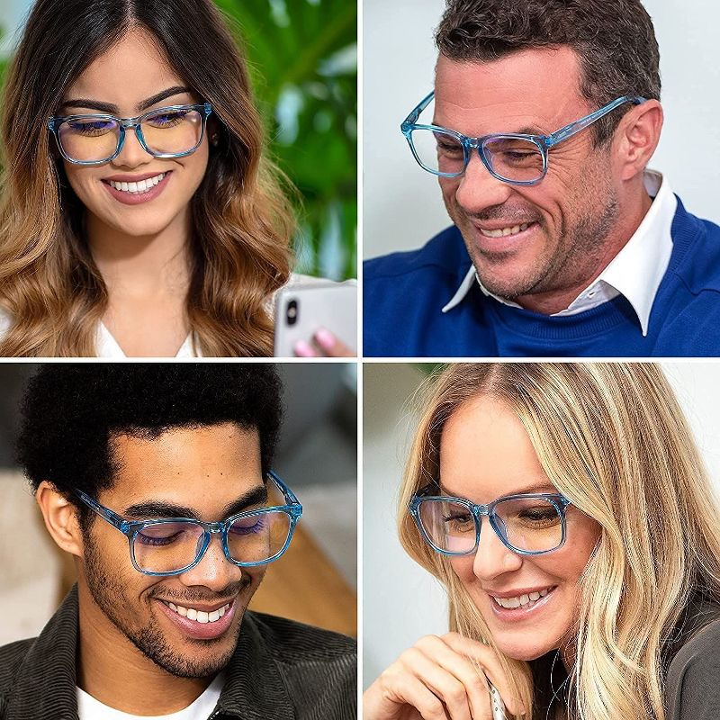 Readerest 3.5 Magnification Blue Light Blocking Reading Glasses - Blue, 2 of 5