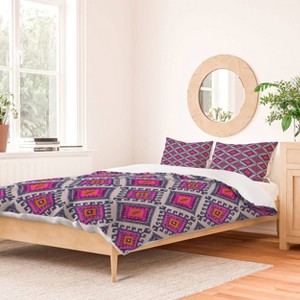 Deny Designs Holli Zollinger Shakami Bright Duvet Cover and Pillow Sham - 1 of 4