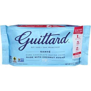 Guittard Dark Chocolate Baking Chips - Case of 12 - 9 oz - 1 of 1