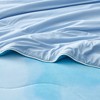 Cozy Bliss Double-Sided Cooling Comforter Set with 1 Pillowcase, Silk Smooth Soft Breathable Design - 2 of 4