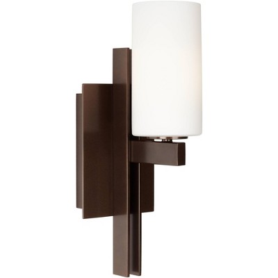 modern bronze wall sconces