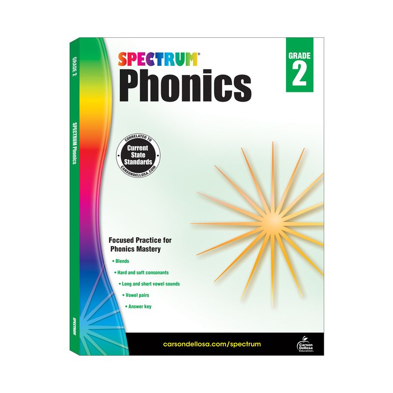 Spectrum Phonics, Grade 2 - (Paperback), 1 of 2