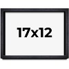 PosterPalooza | Shadow Box 1" Depth Black Picture Frame - UV Acrylic, Backing Board, Hanging Hardware - 2 of 4