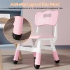 Kids Chairs Plastic, Preschool Chairs, with Non-Slip Pads, Max Load 180 Lbs for Daycare, Classroom & Home Use, 2 Pack - 4 of 4