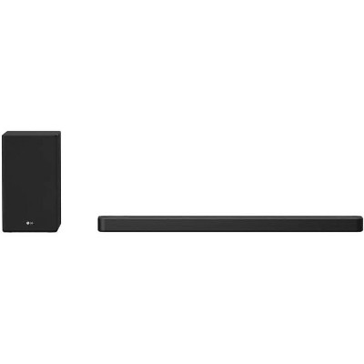 Manufacturer Refurbished LG SNC75 3.1.2 Channel High Res Audio Sound Bar Dolby Google Assistant Built-In, Black