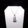Bella Dog Pendant Sterling Silver Cubic Zirconia Chain Necklace Ginger Lyne Collection - 3 of 4