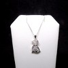 Bella Dog Pendant Sterling Silver Cubic Zirconia Chain Necklace Ginger Lyne Collection - image 3 of 4