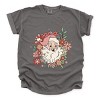 Simply Sage Market Floral Santa Garment Dyed Tee - 2 of 4