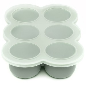 WeeSprout Silicone Freezer Tray w/ Clip on Lid Perfect Food Storage Container for Homemade Baby Food - 1 of 4