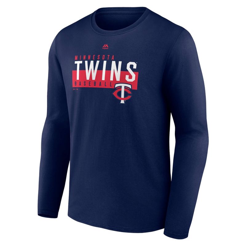 MLB Minnesota Twins Men&#39;s Long Sleeve Core T-Shirt, 2 of 4