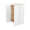 HOMLUX Easy-DIY 12 in D in Shaker White Ready to Assemble Wall Kitchen Cabinet 2 Doors-2 Shelves - 2 of 4