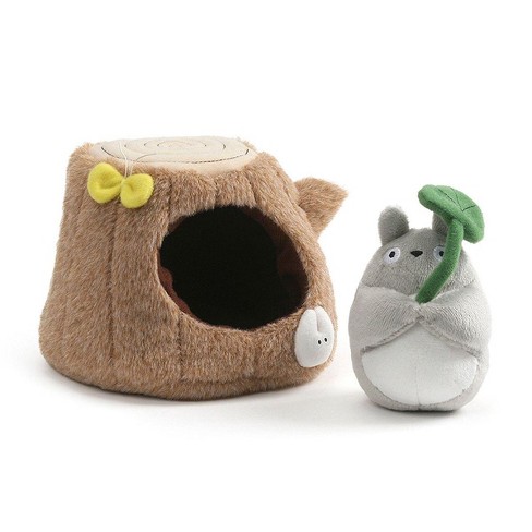 Enesco My Neighbor Totoro 4 Totoro And Tree Trunk Plush Set Target