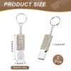 Unique Bargains Outdoor Camping Hiking Fishing Rescue Signaling Alloy Keychain Whistles 2 Pcs - 2 of 3