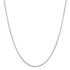 Black Bow Jewelry 1mm Sterling Silver, Round Franco Chain Necklace - 3 of 4