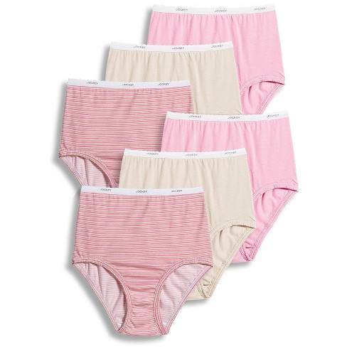 Women Jockey 3-Pack Brief Classic Comfort Cotton Underwear Multi