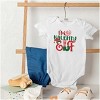 Christmas I'm The Naughty Elf Xmas Baby Romper Boys or Girls Brisco Brands - 4 of 4