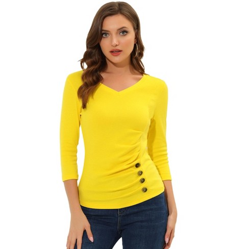 Target best sale yellow blouse