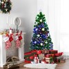 Costway 4ft Pre-lit Fiber Optic Christmas Tree Multicolor Lights : Target